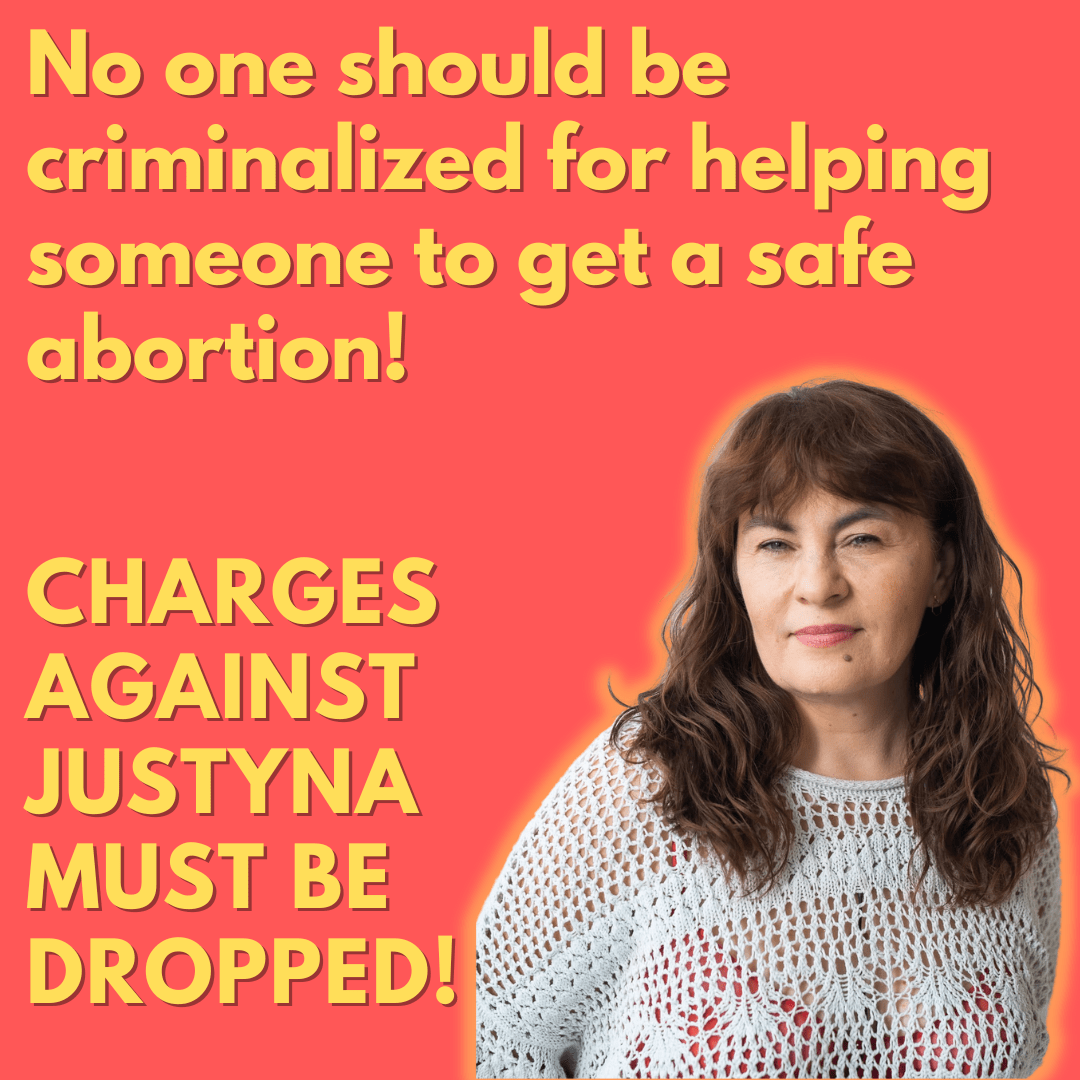 ippfen's tweet photo. 🇵🇱 Justyna's trial continues tomorrow. This is a political trial brought for providing safe abortion assistance.

We call for charges against Justyna to be immediately dropped and for the persecution of women human rights defenders to stop! #IamJustyna https://t.co/NLl3uyn3So https://t.co/aaVfxjh2ki
