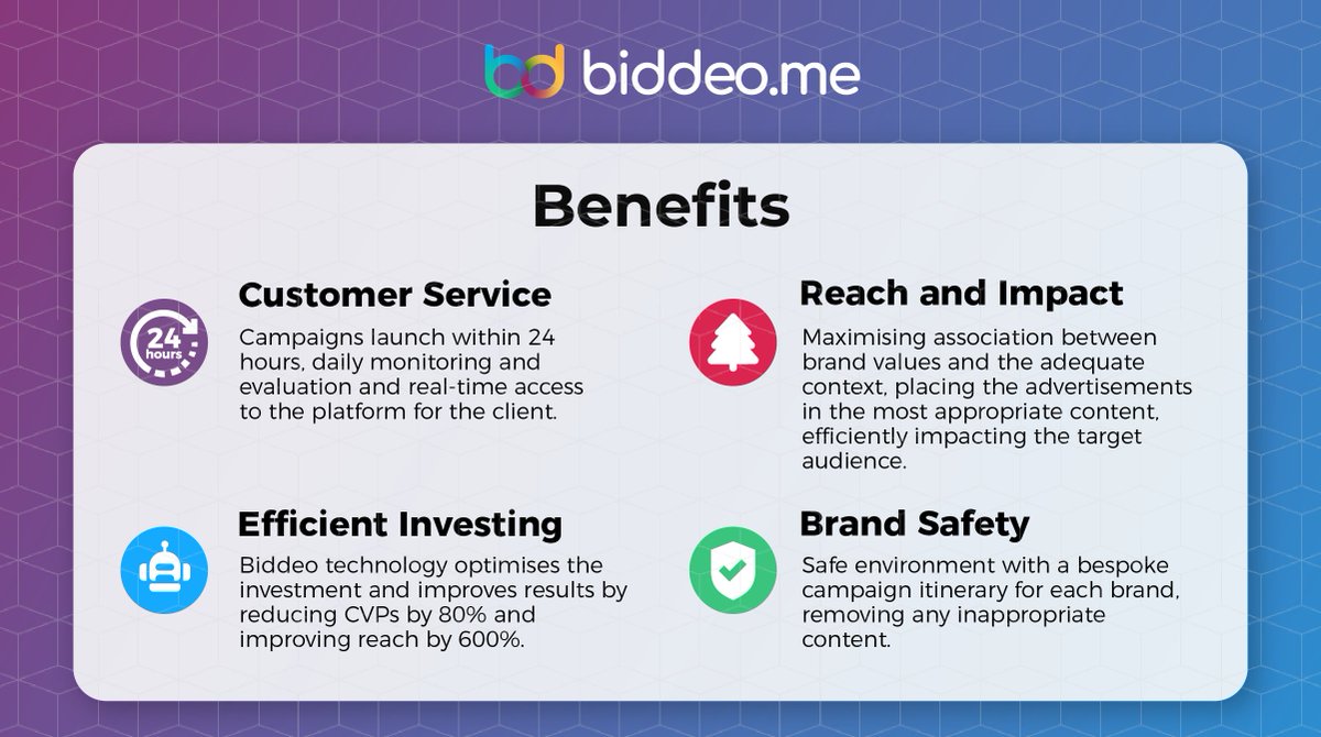 Biddeo_adtech's tweet photo. 🤔 What are the benefits of implementing #VideoCampaigns with Biddeo?

🌳 🌏 These benefits are specially remarkable if you want to enhance your brand's engagement with #sustainability and #environment. 🧵 https://t.co/LAFYBRFvLB