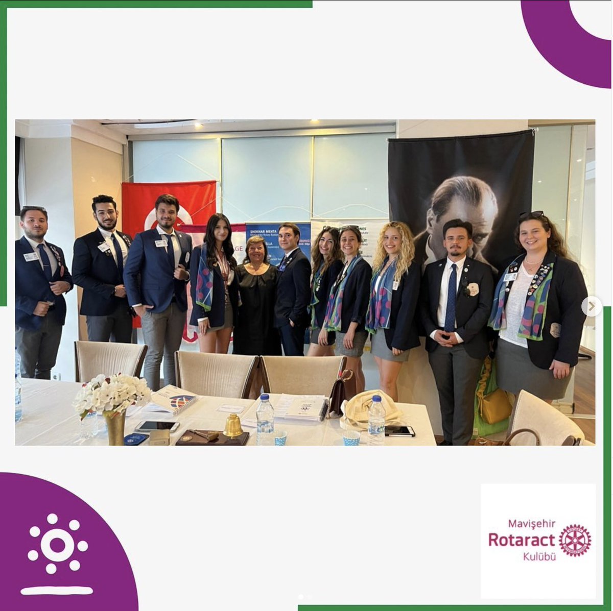 Mavişehir Rotaract Klubü olarak 27.06.2022 tarihinde devir teslim törenimizi gerçekleştirdik.

Bu önemli günümüzde bizi yalnız bırakmayan tüm konuklarımıza teşekkür eder, hayal ettiğimiz ve tüm hayallerimize ulaştığımız bir dönem dileriz.

#district2440 #mavisehirrotaract