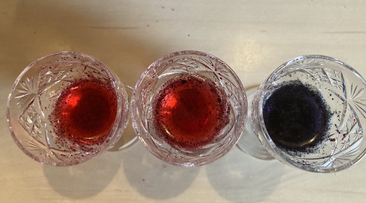 gmd_bear's tweet image. Back home from a lovely holiday to Majorca. ☀️ What better way to use the Marjocan hibiscus salt souvenir than to test whether it’s a good pH indicator 🧪👩🏻‍🔬😁 #pHindicator #gardenindicators What do you think @CrocodileChemi1? #CitizenScience