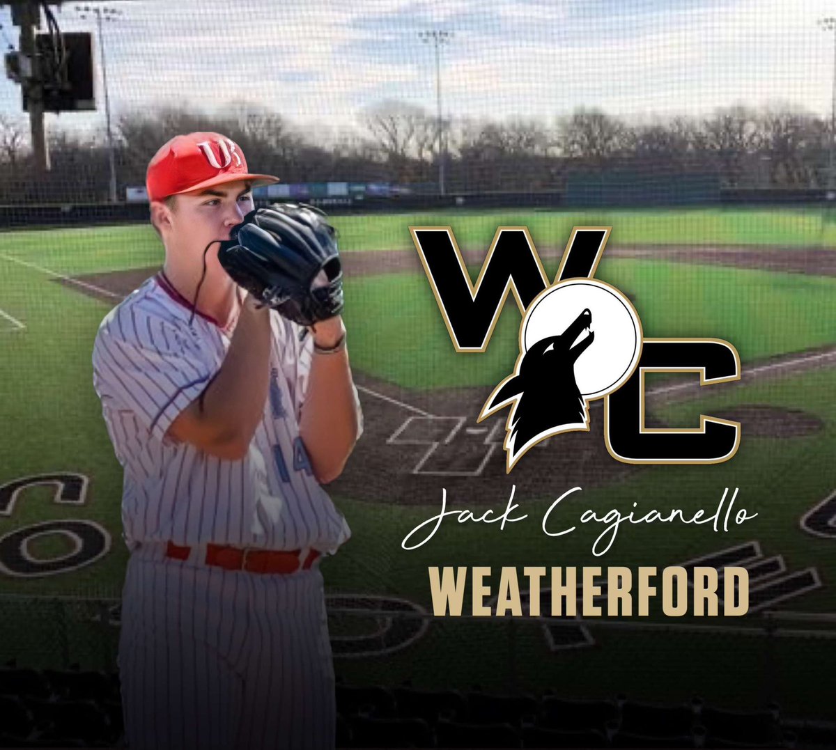 Jack Cagianello (@jackcag14) on Twitter photo I am excited to announce my commitment to play baseball and continue my education at Weatherford College! I want to thank my family, coaches, and teammates who have supported me and been a part of my journey so far. <a href="/WCoyoteBaseball/">Weatherford College Baseball</a> <a href="/JudKinzy/">Jud Kinzy</a> <a href="/Guyer_Baseball/">GuyerBaseball</a> I am excited to announce my commitment to play baseball and continue my education at Weatherford College! I want to thank my family, coaches, and teammates who have supported me and been a part of my journey so far. <a href="/WCoyoteBaseball/">Weatherford College Baseball</a> <a href="/JudKinzy/">Jud Kinzy</a> <a href="/Guyer_Baseball/">GuyerBaseball</a>