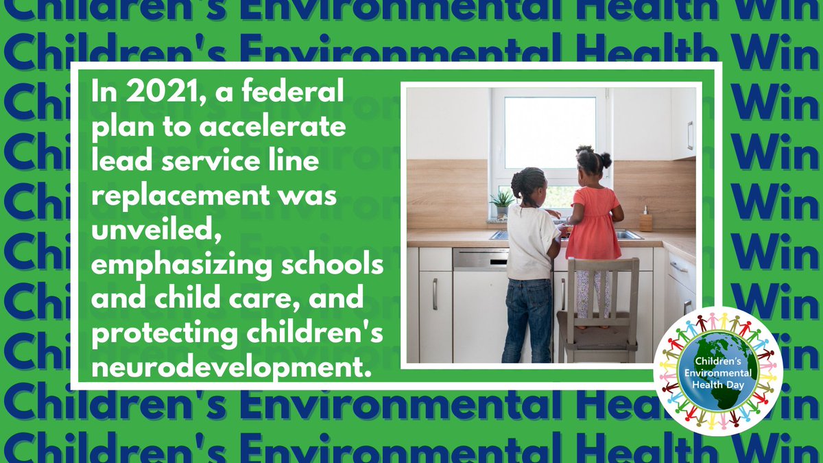 RPehsu's tweet photo. Celebrating on #CEHday. Removing lead from places children live, learn, and play is important to their development and their future. #protectkidshealth #leadfreekids #taketheleadonlead https://t.co/VmvcmY0W6f