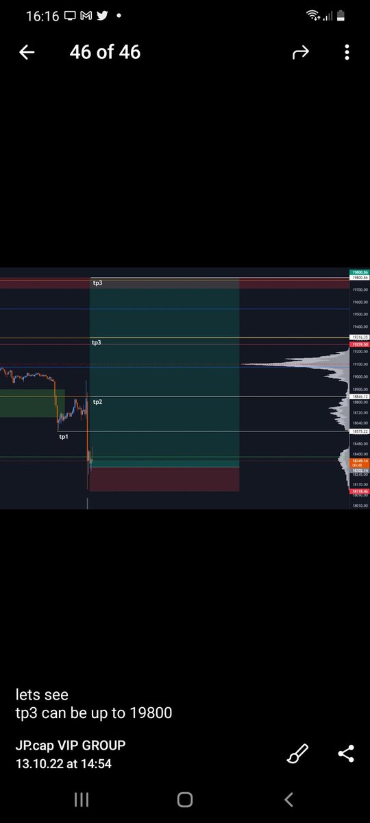 JPcapSignals's tweet photo. Trade from our group is live and we are goin for Take profit, lets go BTC 💪 
#BTC #trading #Trader #takeprofit #cryptocurrencies https://t.co/Epu0Y5yM6V