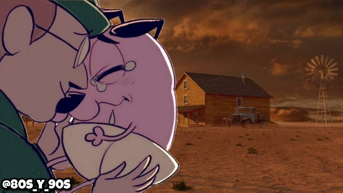 80s_y_90s's tweet image. ¿Estas aquí sólo? Qué gran coraje tienes. ¿Te gustaría venir a mi casa? Te llamaré Coraje y estarás bien.