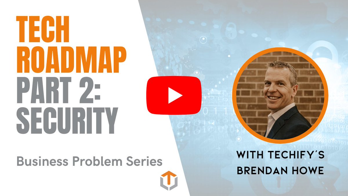 TechifyYourIT's tweet image. Be proactive about your #IT and your #cybersecurity. 

An effective technology strategy includes:
❶ Technology
❷ Productivity
❸ Security

Watch #Techify owner and CEO @BrendanHowe break it down in Part 2: Security ⛓

🎥 youtu.be/V3-_L7Zrw5E