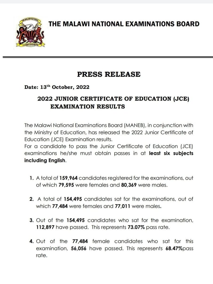 Ministry Of Education, Malawi tweet media