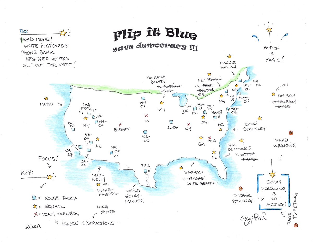 jzikah's tweet image. Do the work to Flip it Blue!
#SendPostcards