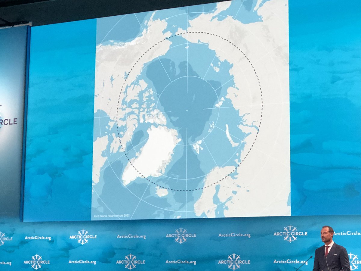 Powerful defense of multilateral diplomacy in the #Arctic by Norway’s Crown Prince Haakon at #ArcticCircle2022 ⚓️🇳🇴⚓️
