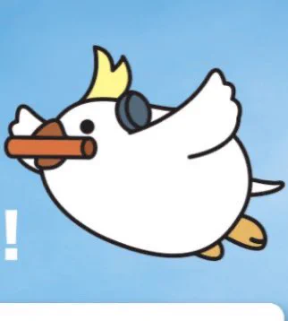 Relay-chan, a cockatoo holding a baton, is the mascot for Japan's telephone relay service for the hearing impaired. 