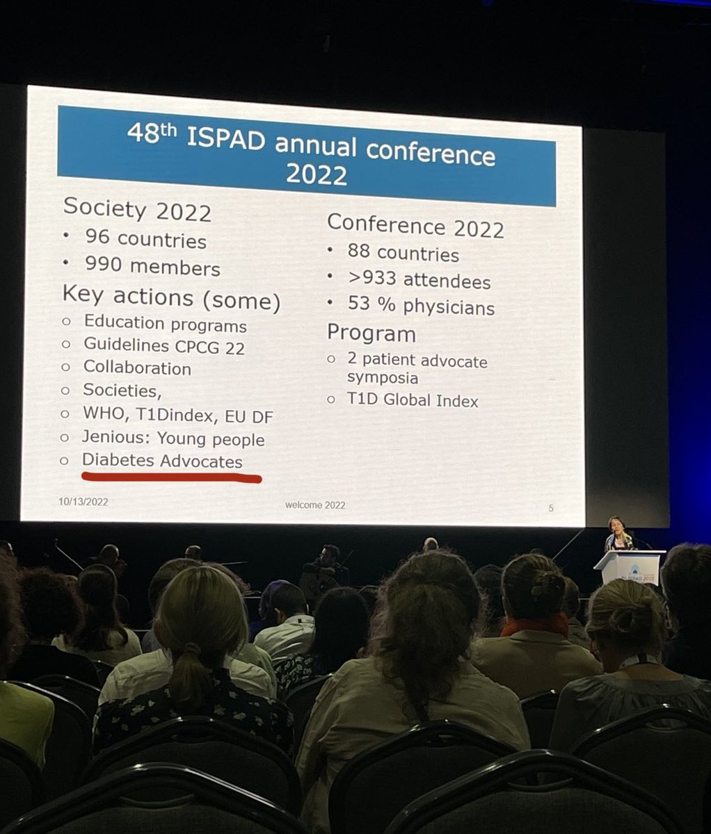 JaCukrzyk's tweet photo. #PwD are here to be heard! We are here to help #HCPs to understand our needs. We are here to learn! @ispad_org @dedocORG #ISPAD2022 #dedoc #dedocvoices #payitforward https://t.co/JofRwBUZQ6