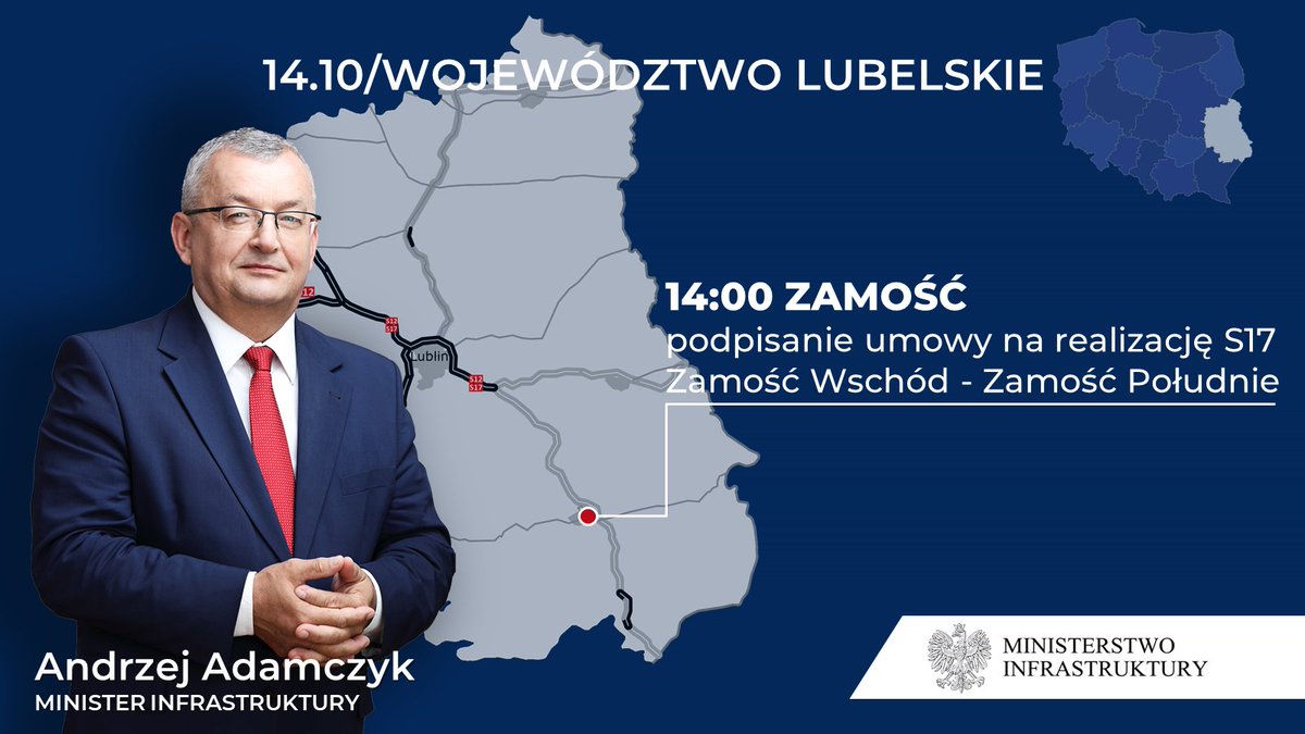 Ministerstwo Infrastruktury (@MI_GOV_PL) on Twitter photo 2022-10-13 14:25:50