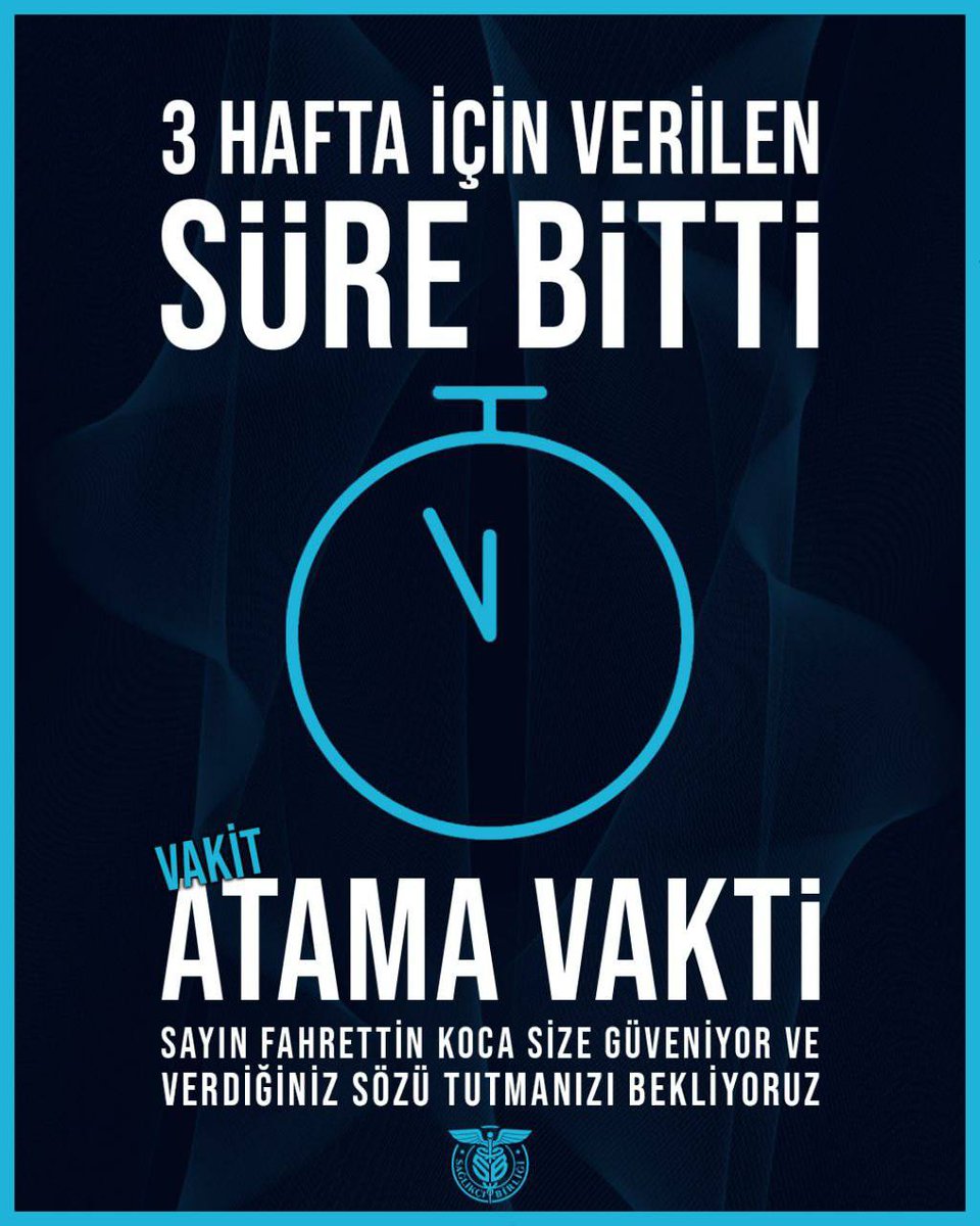 SaglikciBirligi's tweet photo. Sayın @drfahrettinkoca söz verdiğiniz süre bitmektedir. Daha önce defalarca söz verdiğiniz ama hüsrana uğradığımız günleri hatırlamak istemiyoruz. Sözünüzü tutmanızı ve kılavuzun yayınlamasını istiyoruz.

FKSüreBitti AtamaVakti https://t.co/NZJ7CZHd9m
