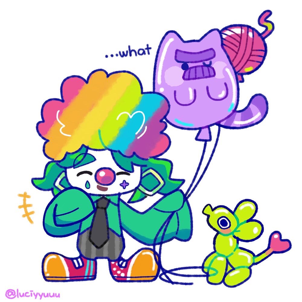 luciyyuuu's tweet photo. tiny clown enfp and his balloon cat💚💜
.
.
.
#mbti #mbtimemes #enfp #enfpmemes #intj #enfppersonality #mbtifanart #16personalities #mbtitypes #mbtipersonality #enfpxintj #fanart #16性格診断 #digitalart #ibisPaintX https://t.co/VT5CCFNVWW