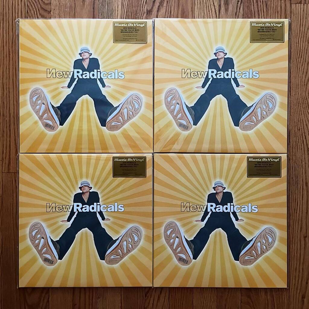 goodtasterecord's tweet photo. Wake up, kids, we’ve got the dreamers disease as well as new copies of New Radicals’ ‘Maybe You’ve Been Brainwashed Too.’ Come get what you give with this classic from ‘98. #newradicals #vinyl #vinylrecords #records #recordshop #recordstore #vinylcollect… https://t.co/CginA0AjeU https://t.co/WPpING3qU0