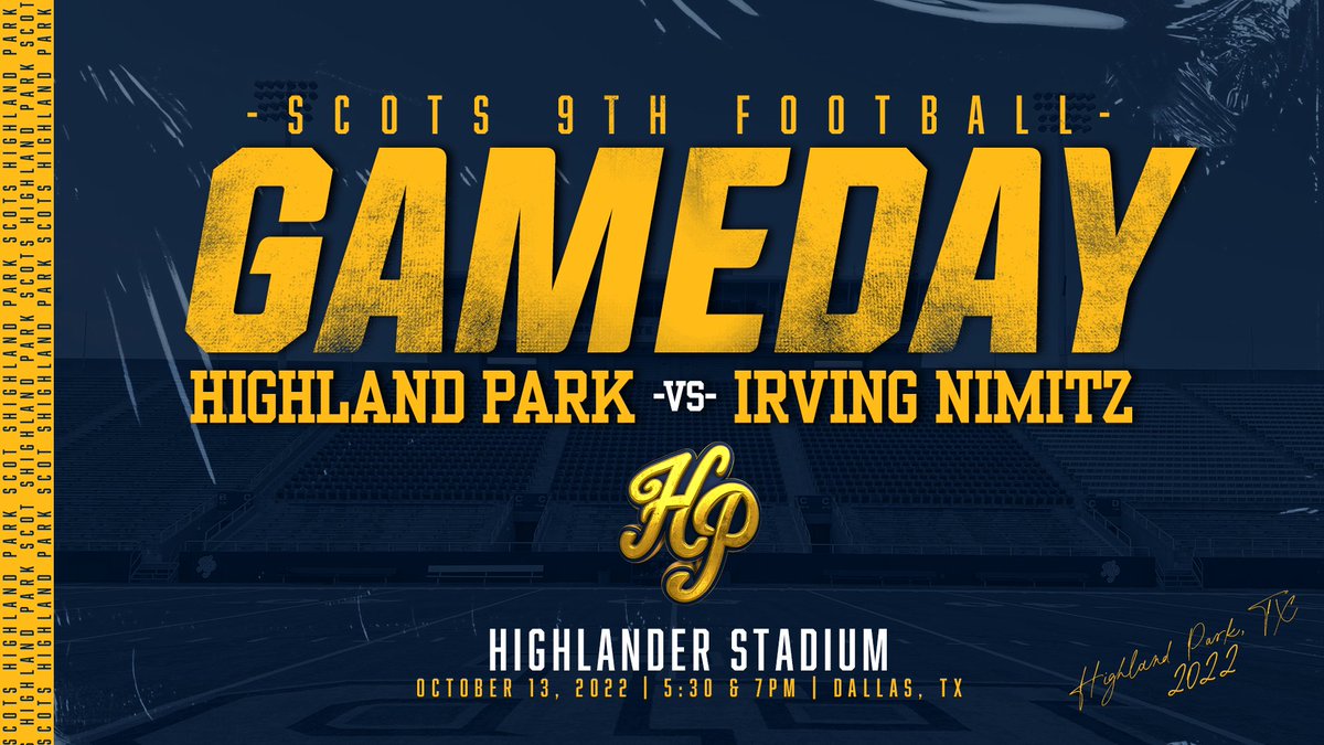 scotsathletics's tweet photo. IT'S GAMEDAY!! Good luck to the Freshmen football teams this evening! #HPFootball🏈 #SomethingToProve @HPSCOTSFB @coachrodneywebb https://t.co/6RHaVvhzPW