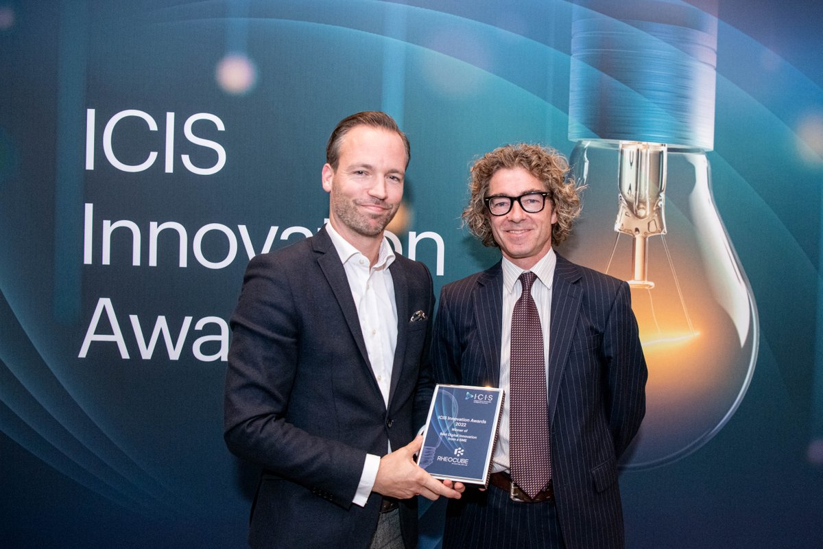 RheoCube's tweet photo. This week has given us the perfect opportunity to pause and reflect on where we started, and where we are now... What is our raison d'etre? We're a pioneering, passionate, authentic bunch of people, looking to bring R&amp;D into the new age (and honoured to receive our first award.) https://t.co/2fYd9BIFGg