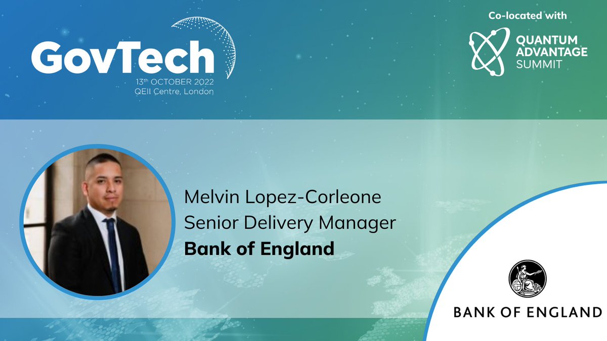 DigiGovExpo's tweet image. Melvin Lopez-Corleone, Senior Delivery Manager at @bankofengland and Samuel Omolade, Head of the Regulatory Horizons Council, @beisgovuk join us in the main plenary to discuss the use of technology for regulation. Head over to catch them now! 🎤 #GovTech22