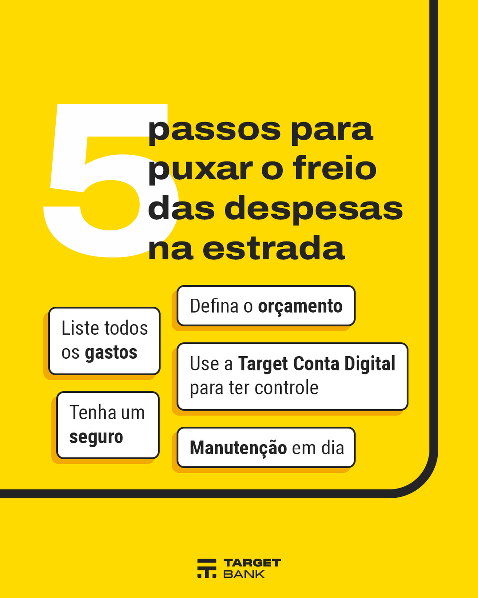 target_bank's tweet photo. Todo caminhoneiro autônomo precisa controlar os seus gastos na estrada, né?  

Para que essas dicas tenham resultado, é importante que você mantenha um controle de orçamento e gastos. Só assim estará contribuindo com a sua saúde financeira! 💰 https://t.co/OiZlNSFwJK