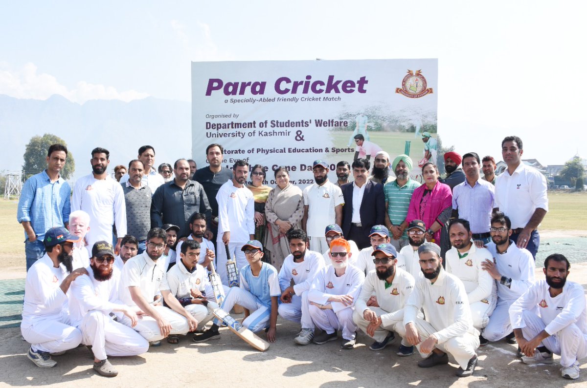 #KU organises #ParaCricket #Match to mark #WorldWhiteCaneDay

 risingkashmir.com/ku-organises-p…