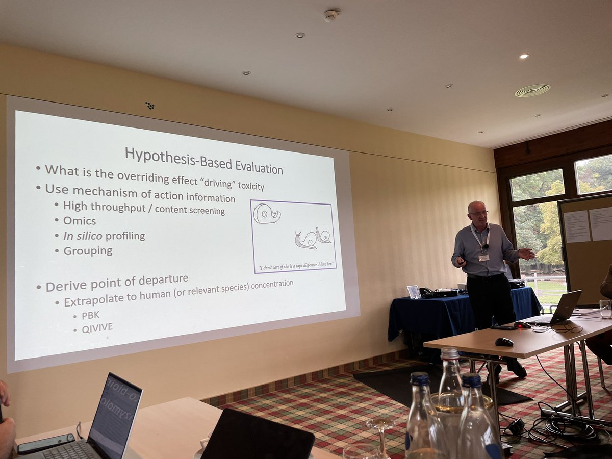 iseult5's tweet image. Marks’s take on read-across - am sure many of us will re-use this image! Hypothesis-driven hazard assessment based on molecular initiating events - not all MIEs / QSARs are the same - can use read-across-QSARs to optimise! #beilsteinNanoinformatics