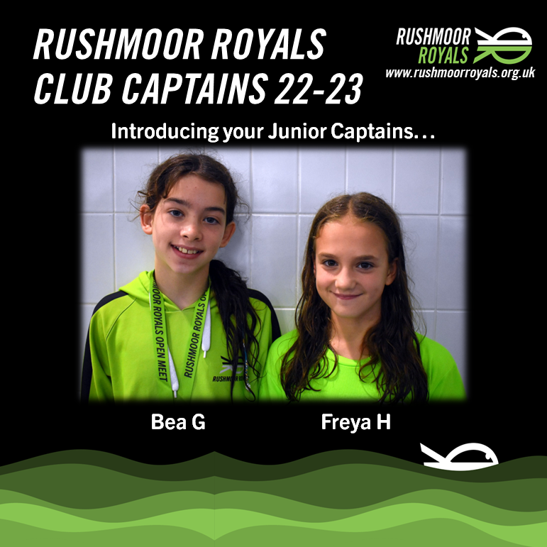 Introducing our Club Captains for the 2022 - 2023 Season!

Senior Captains: Paige A-B, Luke B &amp; Rosie R
Age Group Captains: Ella M &amp; Joseph L
Junior Captains: Bea G &amp; Freya H

#greenteam #royalfamily
