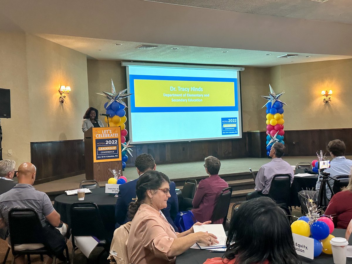 MOCharterSchool's tweet photo. Dr. Tracy Hinds, Deputy Commissioner of the Division of Learning Services for @MOEducation, is kicking off the conference this morning with an update on the current state and national education activities. Learn more about Dr. Hinds: https://t.co/EZ0Cu6PZbQ #MOChartersLead https://t.co/GWwLtYr2QN