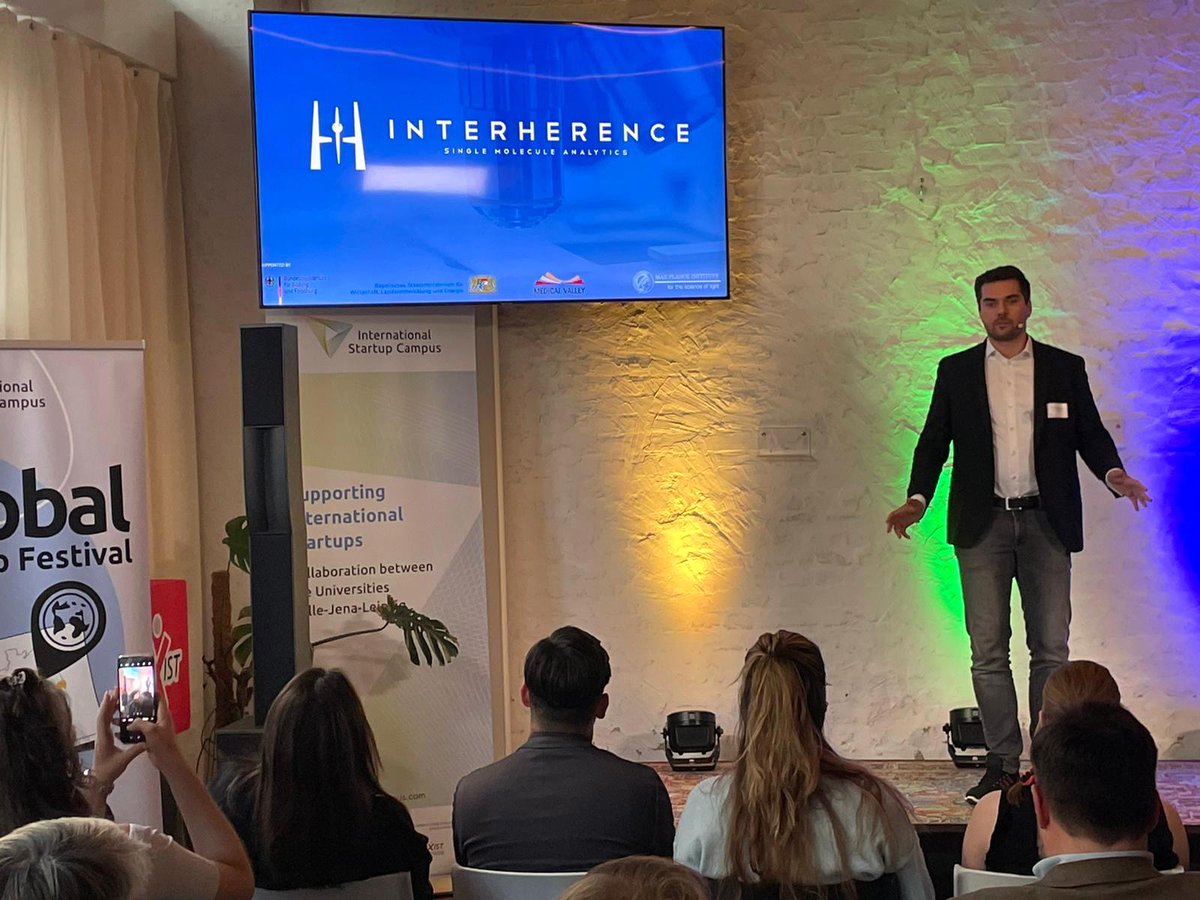 interherence's tweet photo. We are happy that we were selected for the #GAKickstart program of @GAccelerator and enjoyed the in person event in Halle, where our CEO @pierreturs also had the opportunity to present our vision.
We appreciate that in Germany there is such support for growing tech companies. https://t.co/cMbHGstvx9