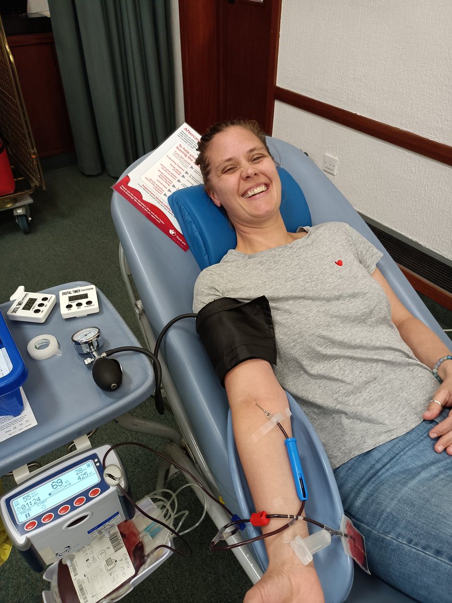 Christchurch blood giving session for donation 39...... These guys work so hard, thank you Melanie for looking after me and the rest of the team..... 9mins 58 secs boom ❤️ <a href="/BloodDonation/">BloodBanker</a> <a href="/NHS/">@NHS</a>