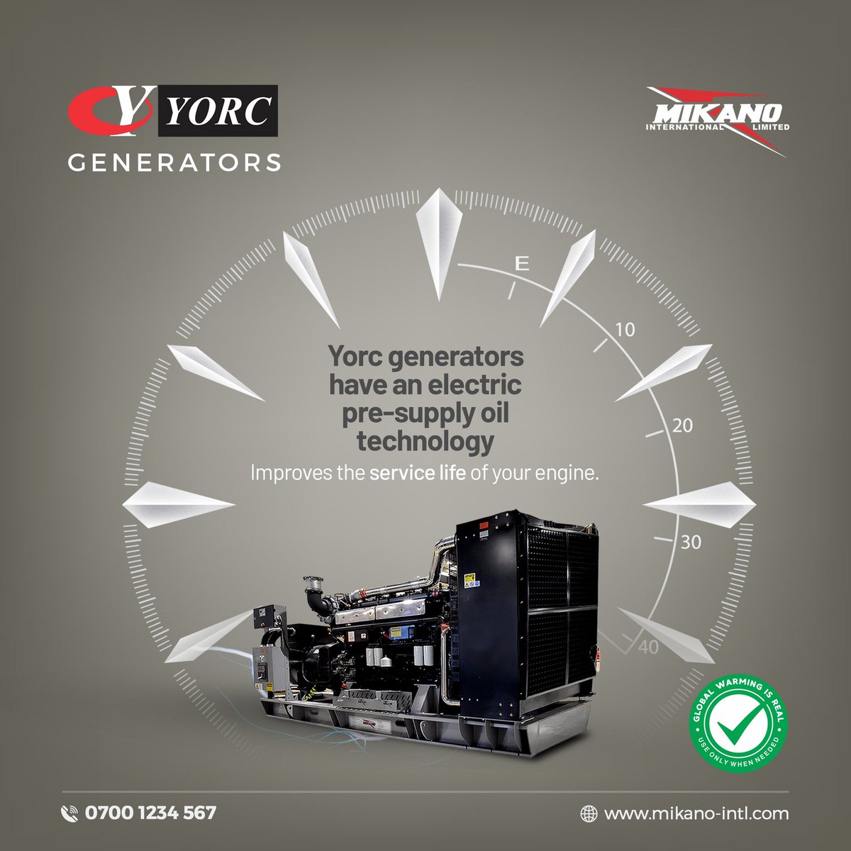 Mikano_intlltd's tweet photo. Yorc generators come with an electric pre - supply oil technology which improves the service life of your engine. 

To learn more, kindly send us a DM or call 07001234567
#Mikano #MikanoGenerators #Yorc #YorcGenerators #AffordableGenerators https://t.co/WcyF9UplTJ