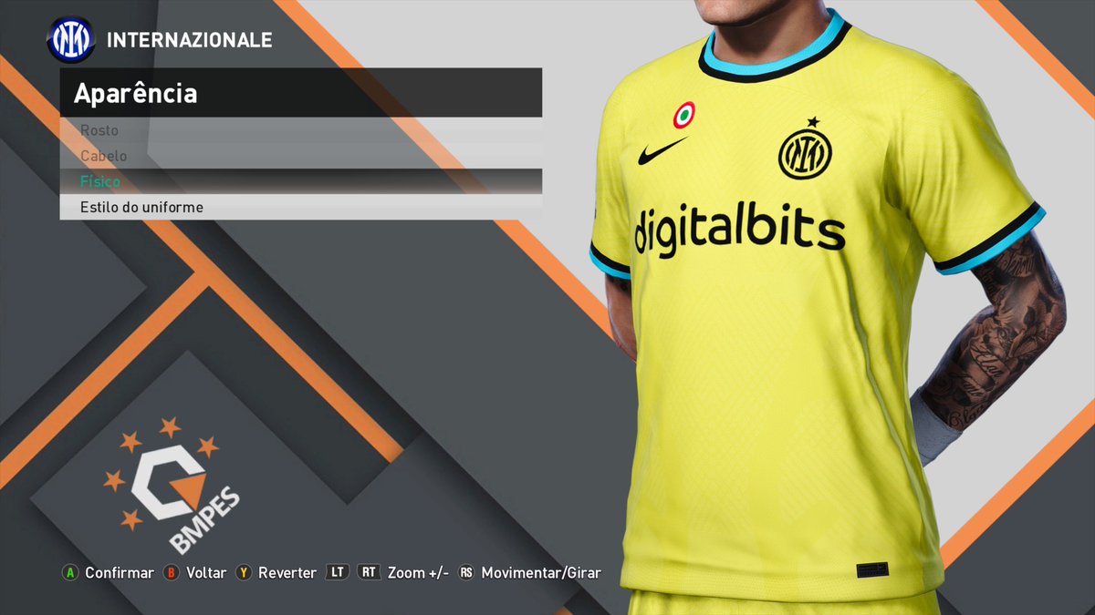 TudodePES's tweet photo. PES 2021 - UNIFORME THIRD DA INTER DE MILÃO - PS4/PS5/PC - KIT 3 INTERNAZIONALE 2022/23 - By: @Jamprice2022
Vídeo Completo: https://t.co/kuat9gcN84
#internazionale #interdemilão #pes2021 #pes21 #peskit #kitmaker #eFootball2022 #InterKit #Inter https://t.co/dPF9g905GK