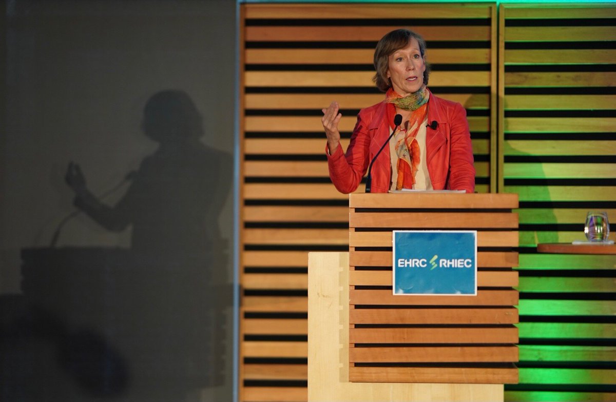 electricityHR's tweet photo. Thank you Karen Jensen, Canadian Human Rights Commission for her presentation on pay equity. #ThePowerOfChange at Agents of Change https://t.co/Du7gJB5oc9