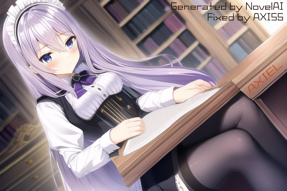 AXIS5Hacker's tweet photo. AXIEL in library #女の子 #NovelAI #NovelAIDiffusion #AXIEL #AI #オリキャラ #Library https://t.co/cUEEvOYDMk https://t.co/hN6K56hS9g