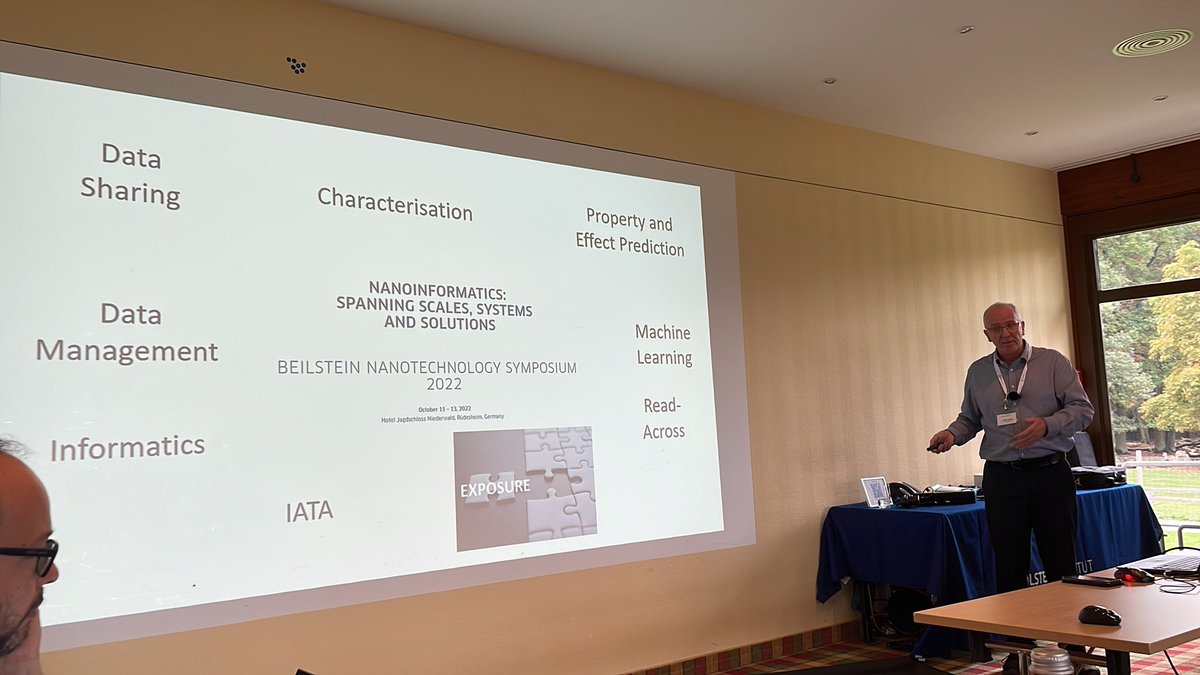 iseult5's tweet image. Let’s not leave exposure behind! Need the technologies highlighted this week to be sustainable - FAIRification of models also! Case studies to demonstrate applicability! Thanks all for a great meeting #beilsteinNanoinformatics