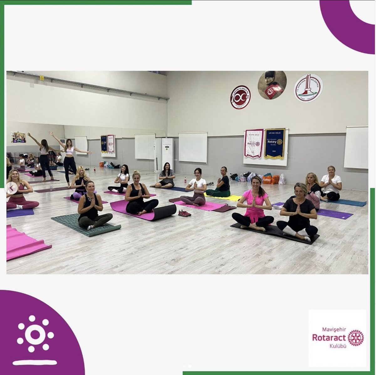 Mavişehir Rotaract Kulübü olarak, Mavişehir Rotary ile ortak, 1 Ekim Dünya Kız Çocukları gününde, ''Döngüye Destek Yogası'' yaparak hijyenik ped erişimi olmayan kız çocukları için ped topladık. 
Topladığımız pedleri Karşıyaka Belediyesi Sosyal Hizmetlere teslim ettik.