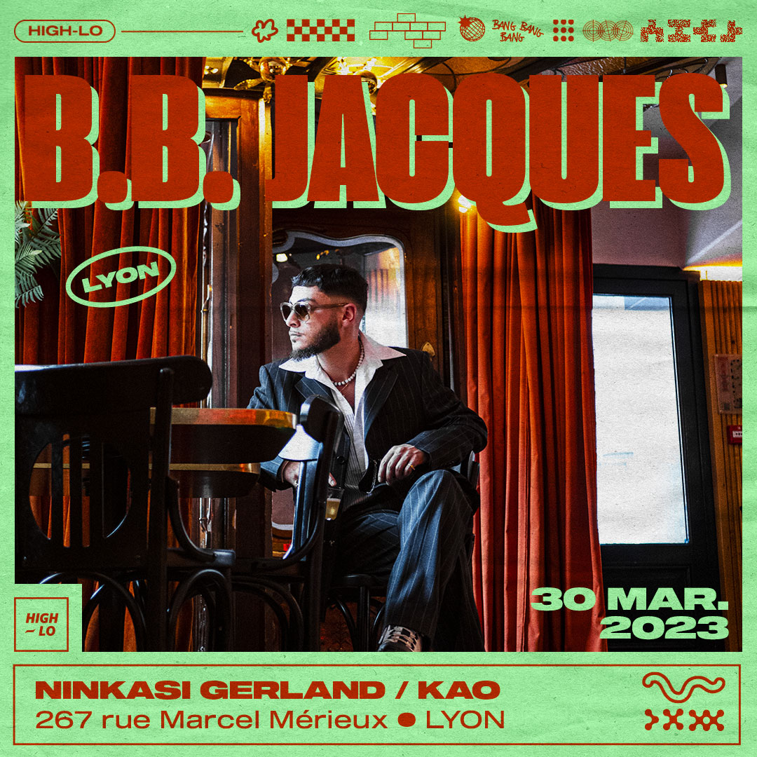 B.B. Jacques en concert au Ninkasi Kao le 30 mars 2023 !!