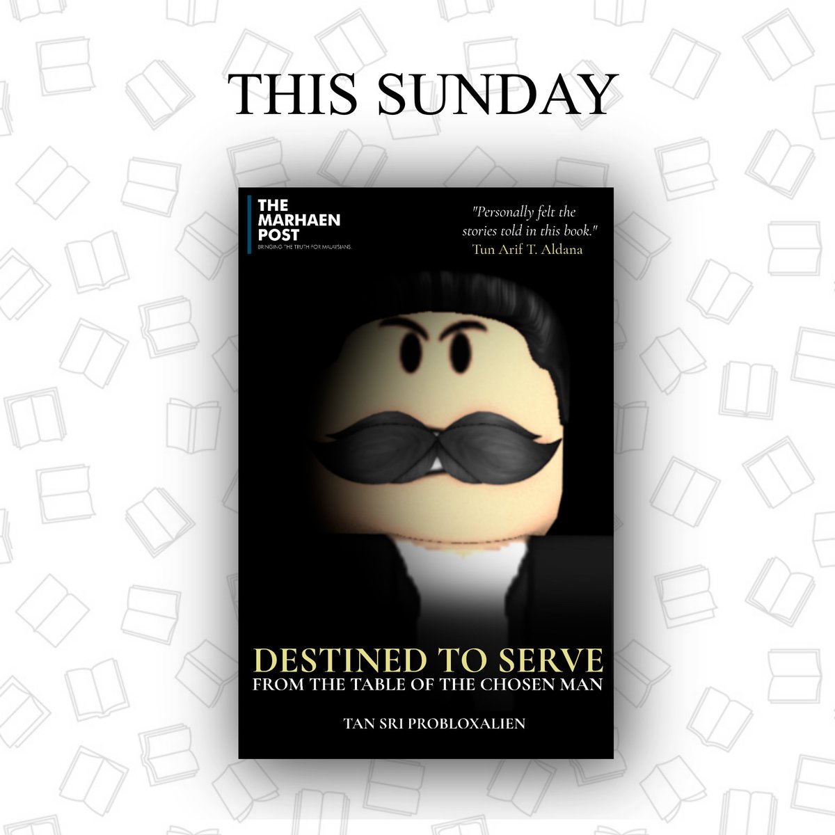 MarhaenRBLX's tweet photo. Good evening, twitterians! 

We're back and we're back not empty-handed. 

Just for you, our beloved readers, we'll present to you our first ever publication.

Awaiting you, the DESTINED TO SERVE, this Sunday - 16 October 2022.

See you!! https://t.co/FbNgl0HDhr