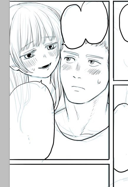 下書き終わった!!線画!! 