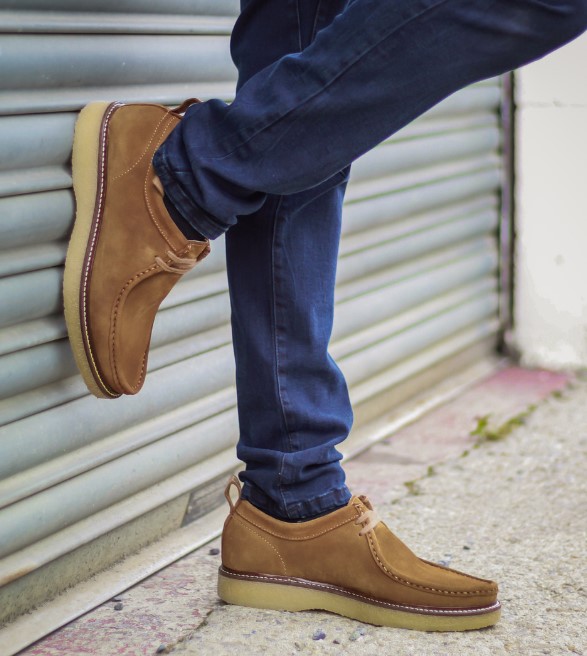 ZebraMenswear's tweet photo. Nicholas Deakins Bowling Tan Suede back in stock https://t.co/SbKJaEc7I3