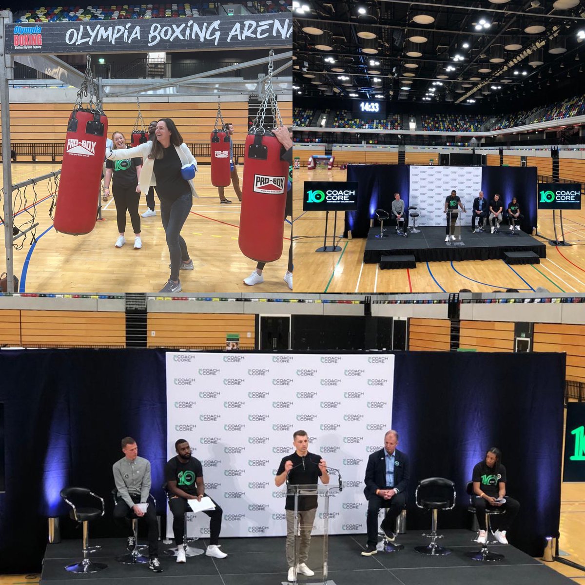 Wonderful to be at the 10yr celebration of @WeAreCoachCore their work has helped many young people become inspirational cricket coaches who in turn support and inspire young people on <a href="/Chance2Shine/">Chance to Shine</a> programmes 🌟 !