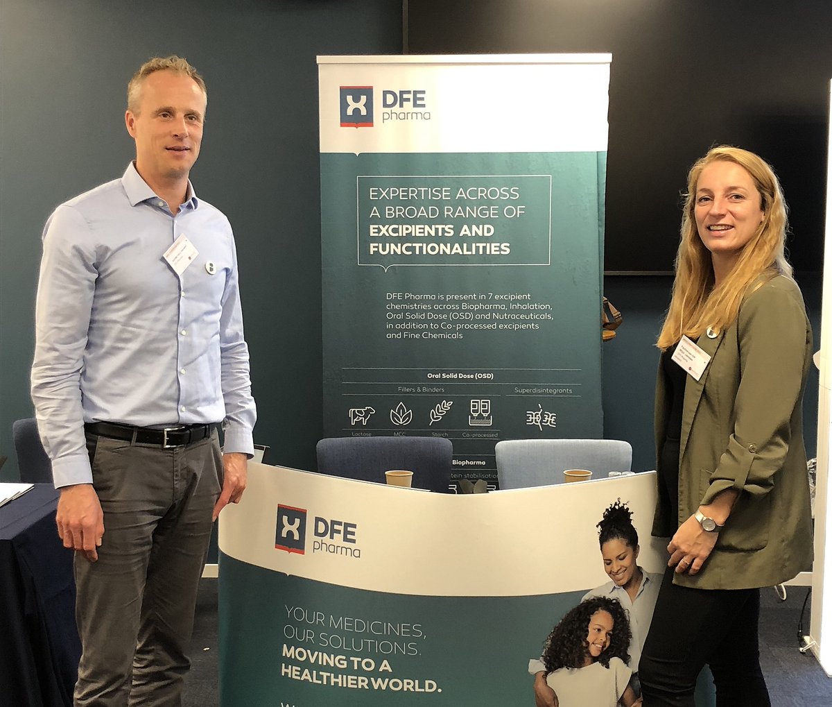 dfepharma's tweet image. Come meet us at MVIC ! Xander van Leeuwen and Pauline Janssen will be happy to share their expertise. More than 100 attendees joined Pauline's presentation about #biologics for #Inhalation. To learn more, contact us: bit.ly/3II9FWV #Excipients #Pharma