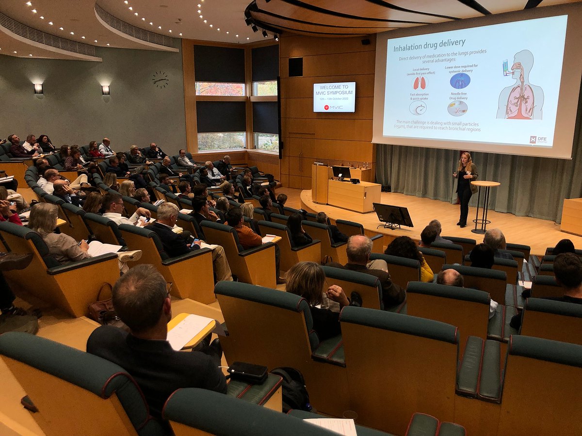 dfepharma's tweet image. Come meet us at MVIC ! Xander van Leeuwen and Pauline Janssen will be happy to share their expertise. More than 100 attendees joined Pauline's presentation about #biologics for #Inhalation. To learn more, contact us: bit.ly/3II9FWV #Excipients #Pharma
