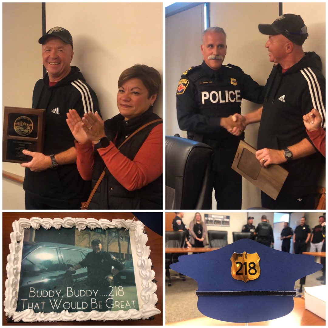 HamiltonPolice's tweet photo. Congratulations to PC Vinny Ariemma on being voted the Traffic Safety Unit Member of the Year, by your peers.

Your 37 years of hard work and dedication has not gone unnoticed.

Help #SaveLives #DriveSafe https://t.co/ronaBEq2Uz