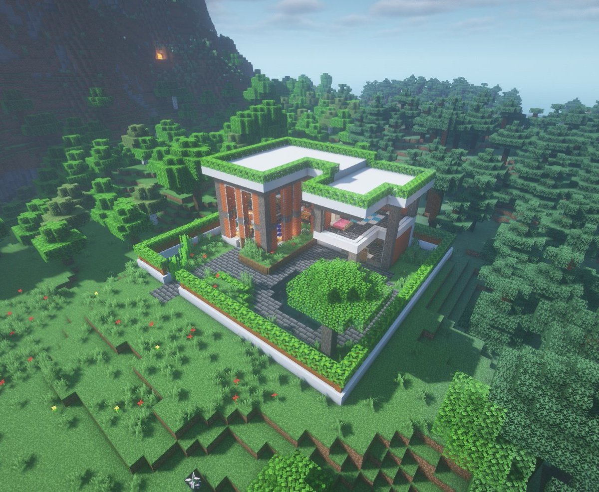 Kannem18's tweet photo. A Minecraft Modern House! 

Speedbuild coming soon on Instagram! :)

#minecraft #MinecraftLive #Minecraftbuilds #minecraftbuild #minecrafthouse https://t.co/dwEpM1lzmh