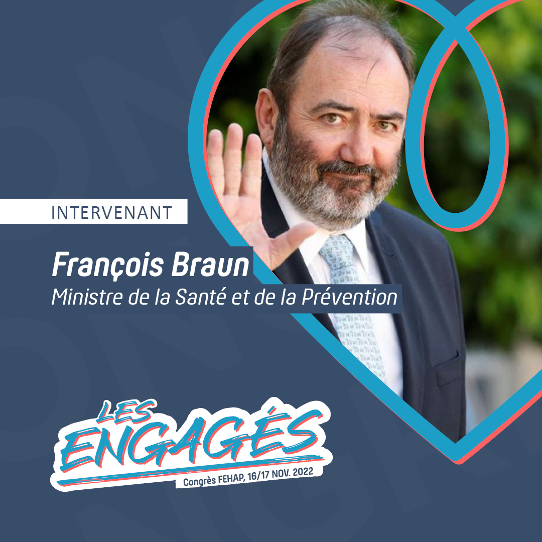 #CongrèsFEHAP | Cette année nous accueillerons plus de 60 intervenants et nous aurons l'honneur de compter parmi eux le ministre de la santé et des solidarités, <a href="/FrcsBraun/">François Braun</a>

📅17 novembre
⌚12h00-13h00
📍Auditorium, Palais des congrès de Bordeaux Lac

➡bit.ly/congresFEHAP20…