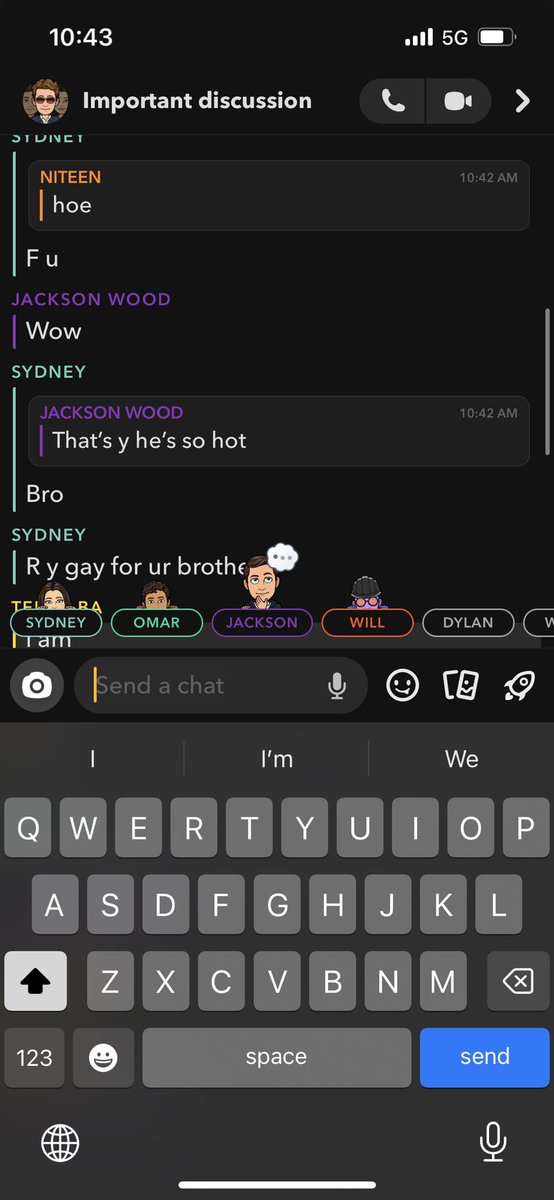 Daniel4for4's tweet photo. Jackson wood called his brother hot https://t.co/Om1kNdtDWd