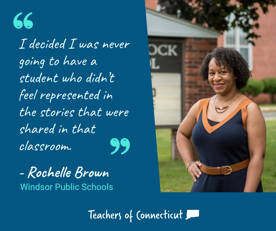 Rochelle Brown (<a href="/CTTOY2021/">Rochelle Brown</a>) grew up in Hartford, a city of mostly Black and Latinx people, but didn’t see herself in the stories she read. Now, she stocks her classroom at <a href="/wpswindsorct/">windsorct.org</a> with books about people similar to her students. 
bit.ly/3BSktPk