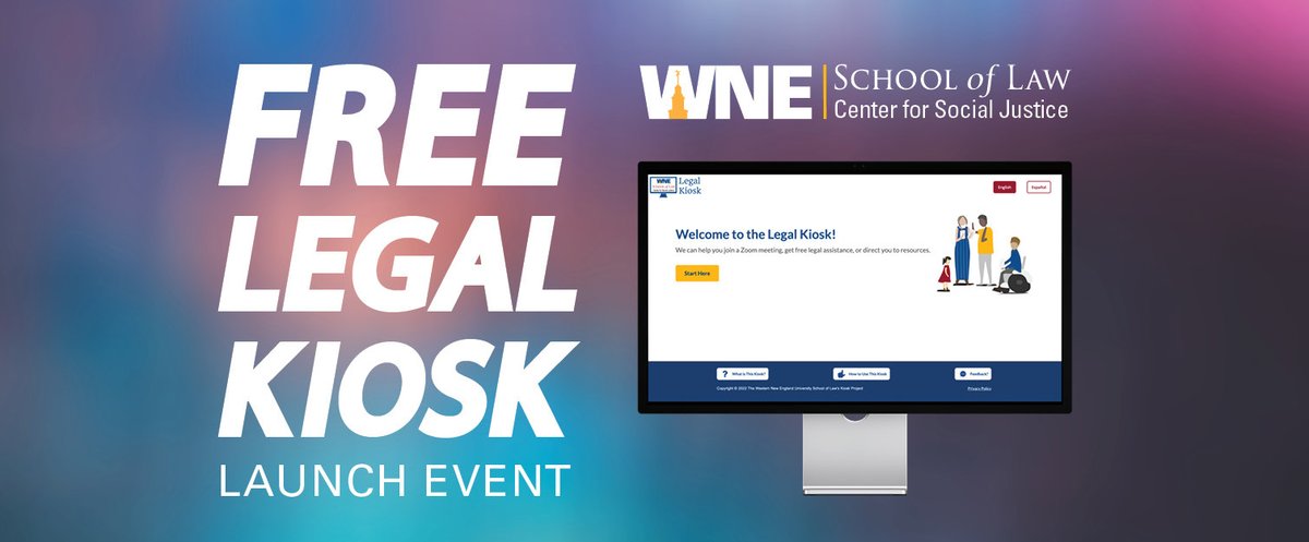 Join us in making a difference at the <a href="/CSJ_at_WNEU/">Center for Social Justice</a>'s  Free Legal Kiosk Launch event on Monday, October 17—made possible by <a href="/massmutual/">MassMutual</a>. bit.ly/legalkiosklaun…