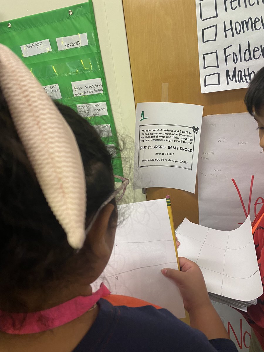 MsSwanigan's tweet photo. Today we are learning about empathy and feeling for others 🫶🏽
Teaching our students how to show they care about others feelings is very important. #empathy #sel #PutYourselfInMyShoes https://t.co/t10sJ4QHob
