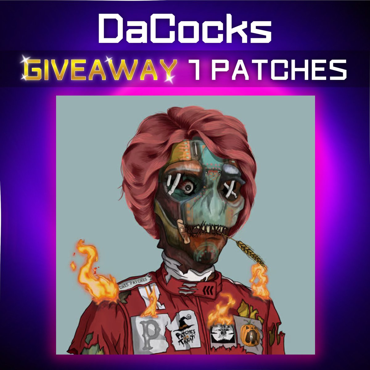 💦GIVEAWAY💦

🏆 1 <a href="/Patches_NFT/">Patches</a>

✅OWN AT LEAST 1 DaCocks NFT BEFORE END
➕
✅FOLLOW <a href="/DaCocksNFT/">DaCocks NFT {💦,💦}</a> 
✅LIKE + RT + TAG 3 FRIENDS
✅ JOIN DS: discord.gg/z7hgwGdZGm

⏰END: Sun 15 at 12.00 UTC

⚠️Min.: 250 Eligible users or repeats

#Solana #SolanaNFTs #NFTGiveaways #SolanaGiveaways