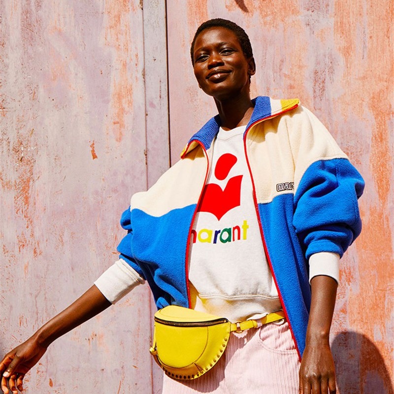 designscene's tweet photo. Model #AjahAngauJok and photographer #LeonMark team up for #IsabelMarant